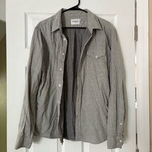 Goodfellow & Co Gray Button Up Shirt